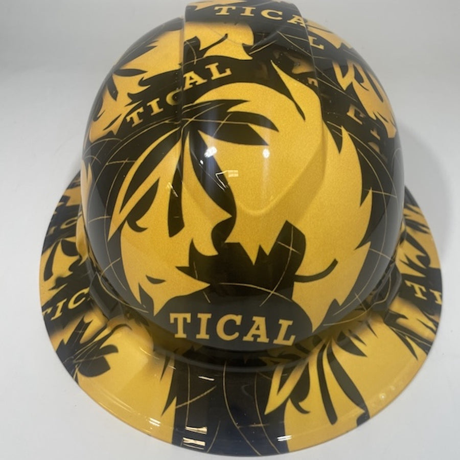 Full Brim Hard Hat Hydro Dipped Tical Wu-Tang