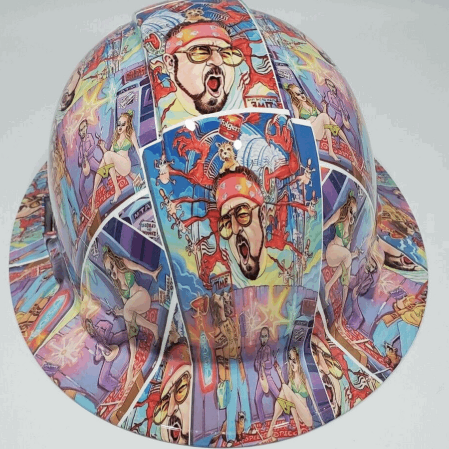 Full Brim Hard Hat Hydro Dipped The Big Lebowski