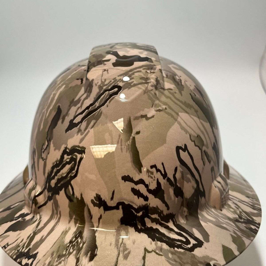 Full Brim Hard Hat Hydro Dipped Under Armour Ridge Reaper Barren