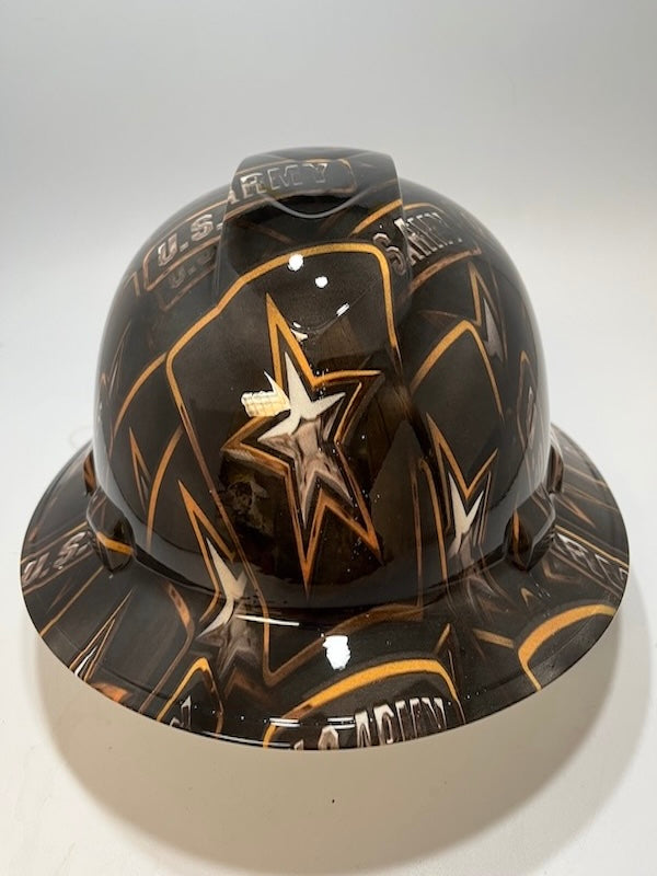 Full Brim Hard Hat Hydro Dipped Army