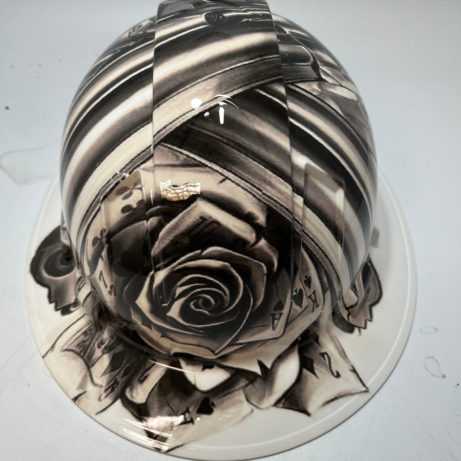 Full Brim Hard Hat Hydro Dipped GUNS AND ROSES