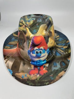 Full Brim Smurf Cowboy Hard Hat
