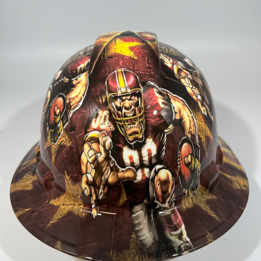 Full Brim Hard Hat Hydro Dipped WASHINGTON COMMANDERS