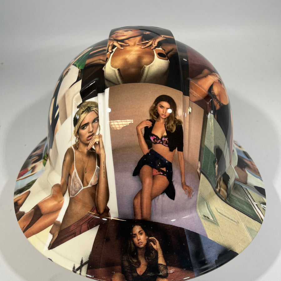 Full Brim Hard Hat Hydro Dipped CELEBRITIES