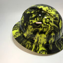 Full Brim Hard Hat Hydro Dipped Safety Green JESUS