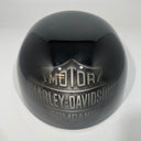 Baseball Cap Style Motorcycle Helmet Gloss Black Bar & Shield