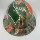 Full Brim Hard Hat Hydro Dipped Miami Hurricanes