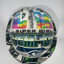 Full Brim Hard Hat Hydro Dipped Seahawks Super Bowl 60
