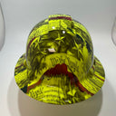 Full Brim Hard Hat Hydro Dipped Safety Green WE THE PEOPLE