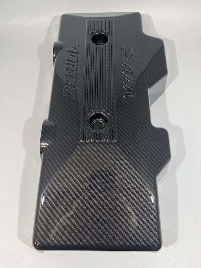 Custom Carbon Fiber Carbon Fiber Hydro Dipped Engine/Fuse Box Covers for Silverado, Tahoe &amp; Cadillac