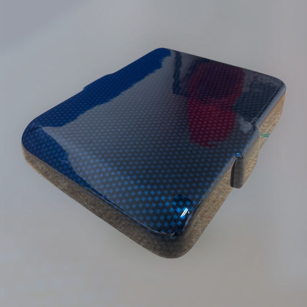 Blue Candy Carbon Fiber Fuse Box Cover 1999-2005 Silverado