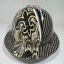 Full Brim Hard Hat Custom Hydro Dipped Saints Carbon Fiber