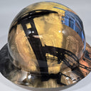 Full Brim Hard Hat Hydro Dipped OIL RIG