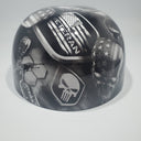 Baseball Cap Style Motorcycle Helmet VETERAN PUNISHER