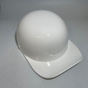 Baseball Cap Style Motorcycle Helmet Arctic White