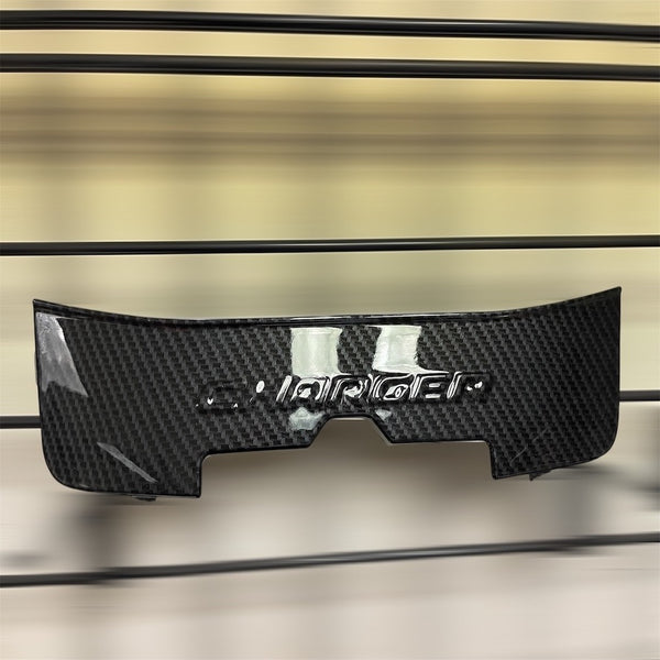 Custom Hydro Dipped Carbon Fiber Charger 2015+ Under Hood Panel