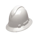 Full Brim Hard Hat Hydro Dipped White Lightning