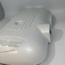 Custom White Carbon Fiber Hydro Dipped Engine Covers for Silverado, Tahoe & Cadillac