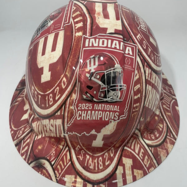 Full Brim Hard Hat Hydro Dipped Indiana Hoosier Champions
