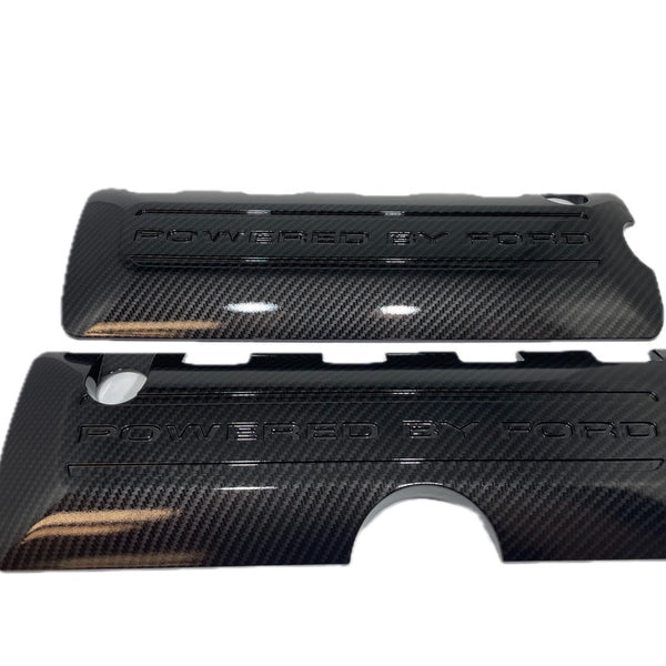 Custom Hydro Dipped Carbon Fiber 2011+ Mustang Powered By Ford Coil Covers
