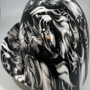 Baseball Cap Style Motorcycle Helmet HEAR NO EVIL SPEAK NO EVIL SEE NO EVIL