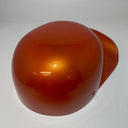 Baseball Cap Style Motorcycle Helmet Electric Orange