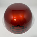 Baseball Cap Style Motorcycle Helmet Whiskey Fire w/Black Bill Bar & Shield