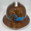 Full Brim Hard Hat Hydro Dipped Panthers Football