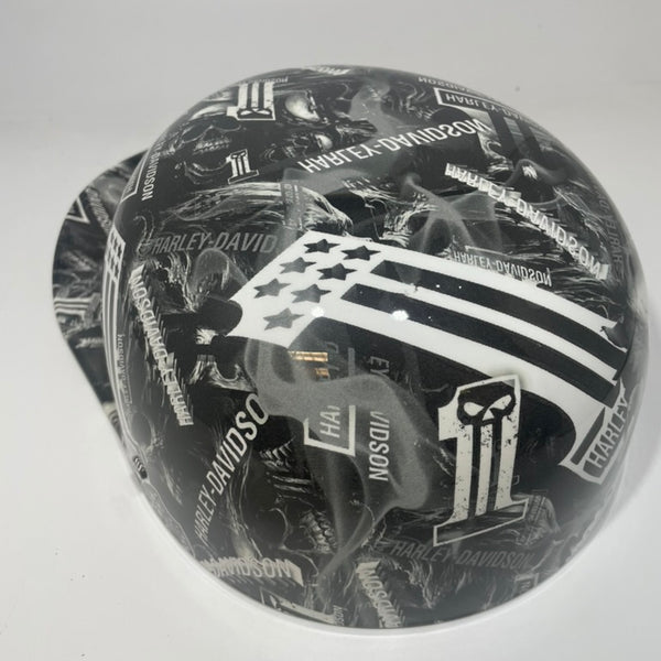 Baseball Cap Style Motorcycle Helmet Harley 1