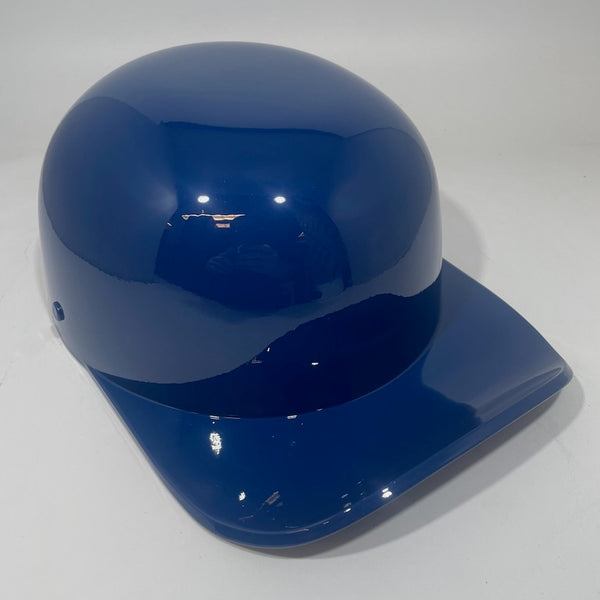 Baseball Cap Style Motorcycle Helmet Bright Billiard Blue