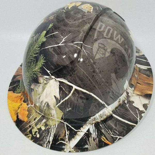 Full Brim Hard Hat Hydro Dipped POW CAMO