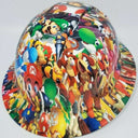 Full Brim Hard Hat Hydro Dipped MARIO