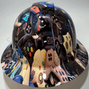 Full Brim Hard Hat Hydro Dipped ULTIMATE GAMER XBOX SEGA NINTENDO