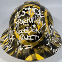 Full Brim Hard Hat Custom Hydro Dipped PITTSBURG STEELERS INSPIRE CHANGE