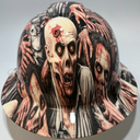 Full Brim Hard Hat Hydro Dipped ZOMBIE APOCALYPSE