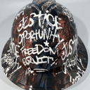 Full Brim Hard Hat Custom Hydro Dipped DENVER BRONCOS INSPIRE CHANGE