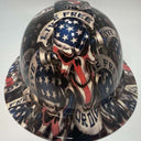 Full Brim Hard Hat Hydro Dipped Live Free Punisher