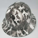Full Brim Hard Hat Hydro Dipped MELTING SKULLS