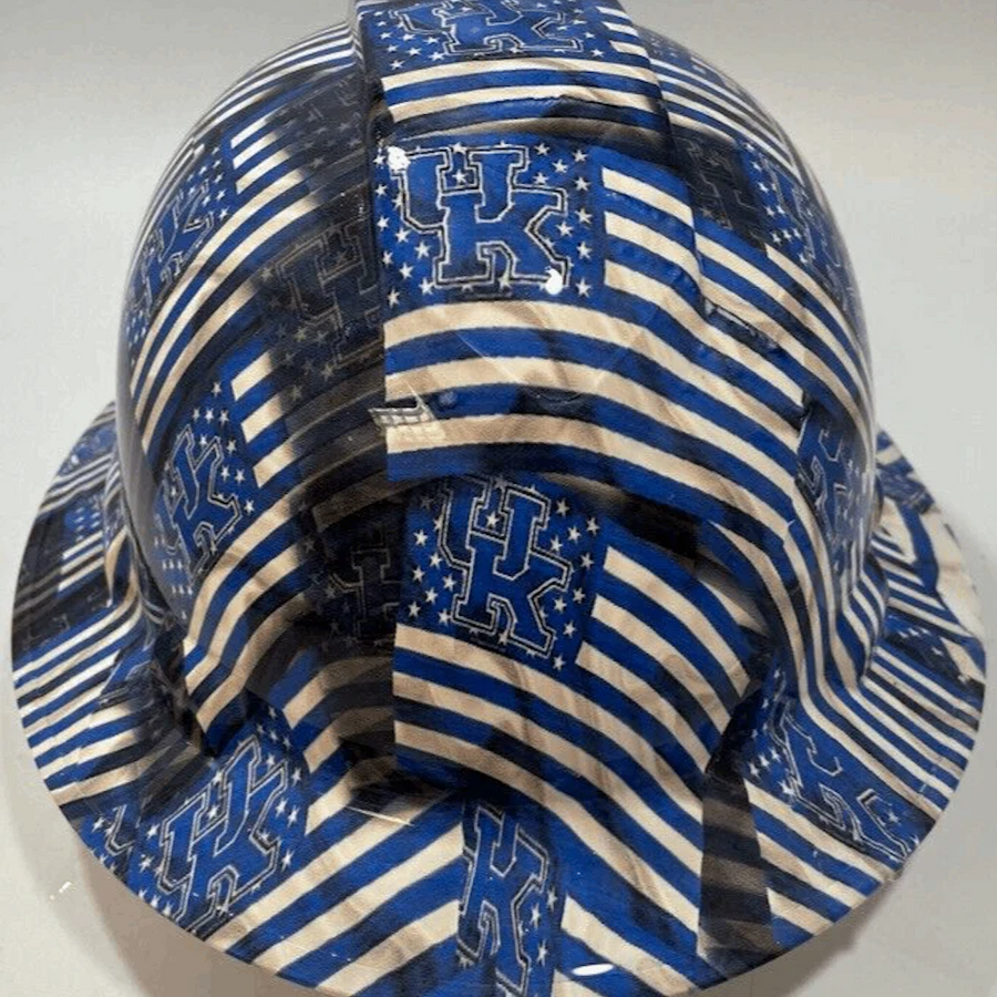 Full Brim Hard Hat Hydro Dipped Wildcat 2