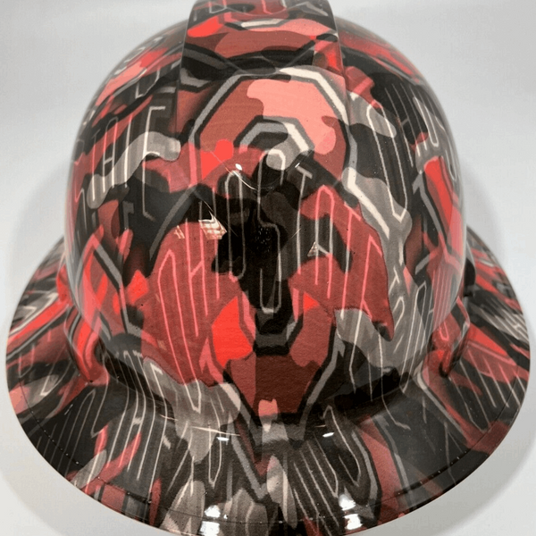 Full Brim Hard Hat Custom Hydro Dipped OHIO STATE BUCKEYES OSU CAMO
