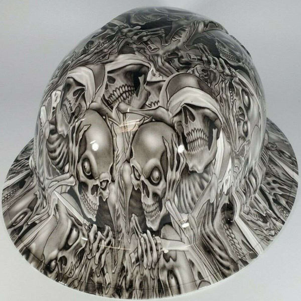 Full Brim Hard Hat Hydro Dipped HEAR SEE SPEAK NO EVIL 2