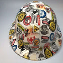 Full Brim Hard Hat Hydro Dipped Safety Signs