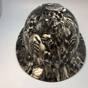 Full Brim Hard Hat Hydro Dipped Hear No Evil 1