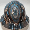 Full Brim Hard Hat Hydro Dipped DREAM CATCHER