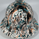 Full Brim Hard Hat Custom Hydro Dipped MIAMI DOLPHINS INSPIRE CHANGE