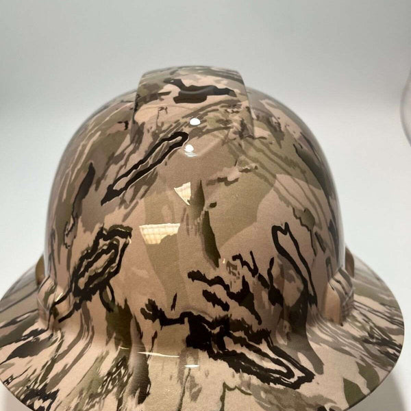 Full Brim Hard Hat Hydro Dipped Under Armour Ridge Reaper Barren