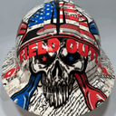 Full Brim Hard Hat Hydro Dipped OIL FIELD OUTLAW