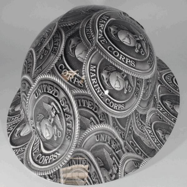 Full Brim Hard Hat Hydro Dipped Marines