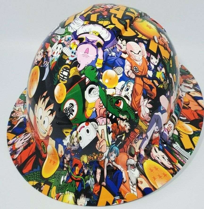Full Brim Hard Hat Hydro Dipped DRAGON BALL Z ANIME