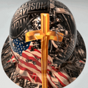 Full Brim Hard Hat Hydro Dipped HARLEY DAVIDSON